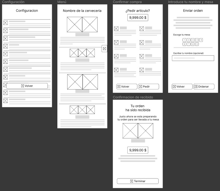 a lot of digital wireframes